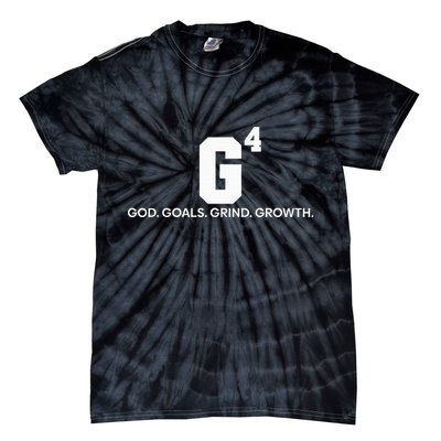 G4 God Goals Grind Growth Funny Christian Tie-Dye T-Shirt