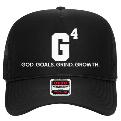 G4 God Goals Grind Growth Funny Christian Trucker Hat