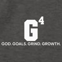 G4 God Goals Grind Growth Funny Christian Vector Backpack