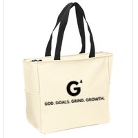 G4 God. Goals. Grind. Growth. Zip Tote Bag
