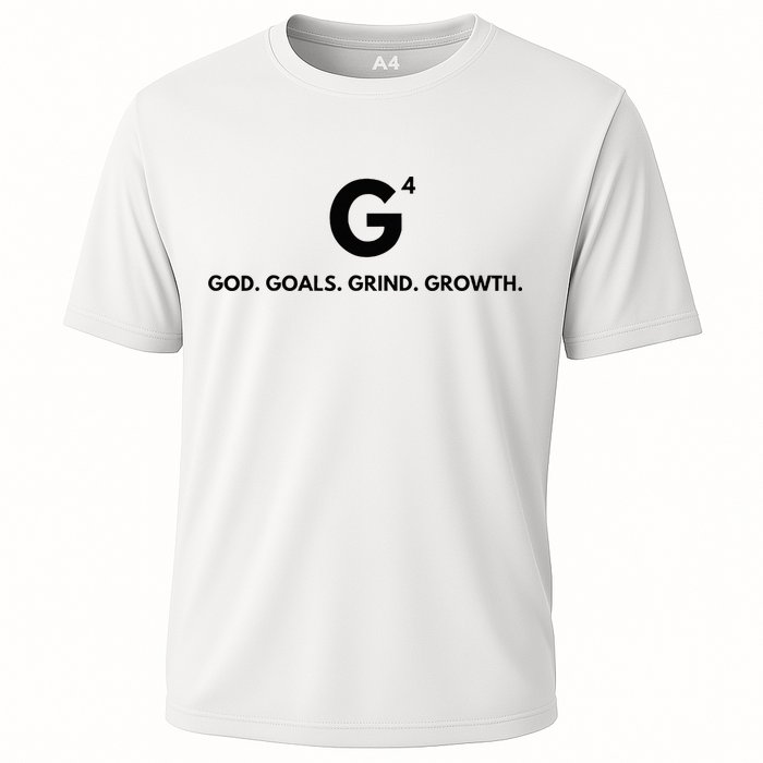 G4 God. Goals. Grind. Growth. Cooling Performance Crew T-Shirt