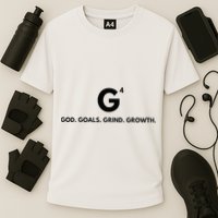 G4 God. Goals. Grind. Growth. Cooling Performance Crew T-Shirt