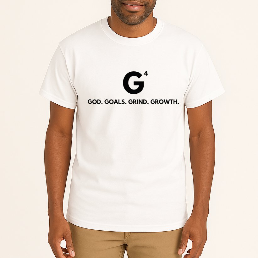 G4 God. Goals. Grind. Growth. Tall T-Shirt