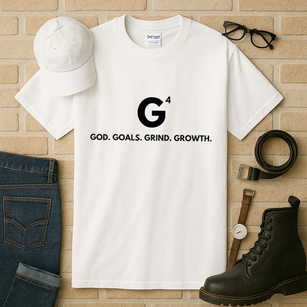 G4 God. Goals. Grind. Growth. Tall T-Shirt