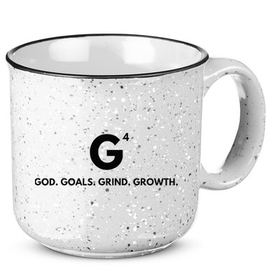 G4 God. Goals. Grind. Growth. 15oz Campfire Ceramic Mug