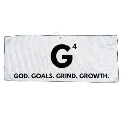 G4 God. Goals. Grind. Growth. Large Microfiber Waffle Golf Towel
