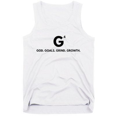 G4 God. Goals. Grind. Growth. Tank Top