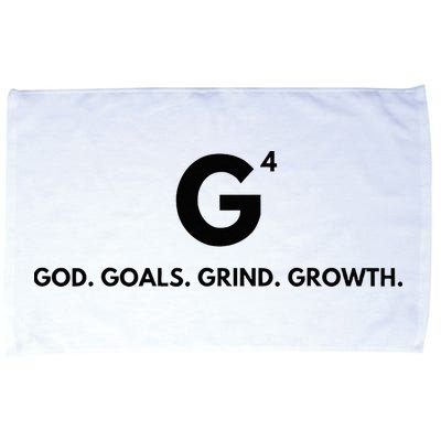 G4 God. Goals. Grind. Growth. Microfiber Hand Towel