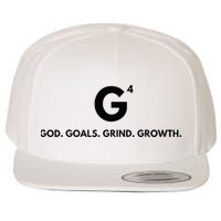 G4 God. Goals. Grind. Growth. Wool Snapback Cap