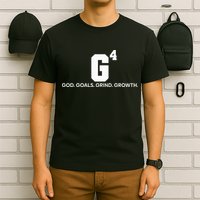 G4 God Goals Grind Growth Funny Christian T-Shirt