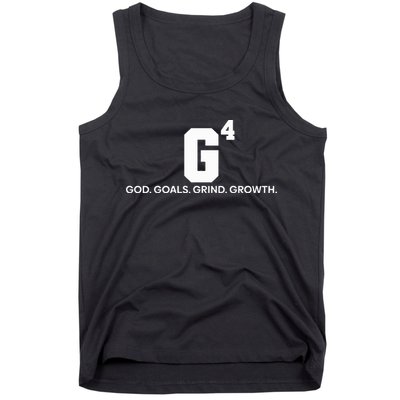G4 God Goals Grind Growth Funny Christian Tank Top