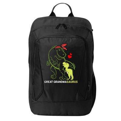 Great Grandmasaurus Great Grandma Dinosaur Baby City Backpack