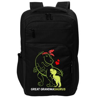 Great Grandmasaurus Great Grandma Dinosaur Baby Impact Tech Backpack