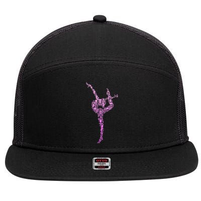 Gymnastics Gymnast 7 Panel Mesh Trucker Snapback Hat