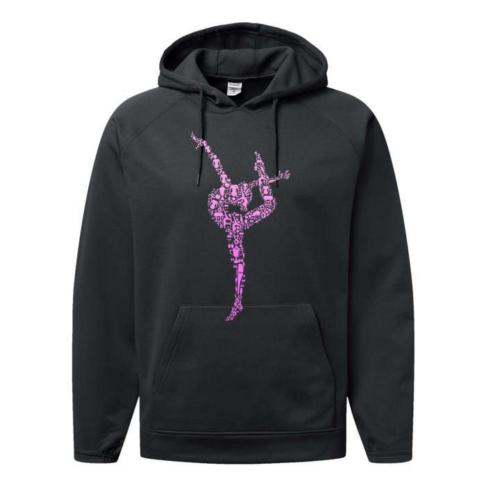 Gymnastics Gymnast Performance Fleece Hoodie