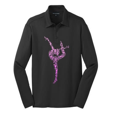 Gymnastics Gymnast Silk Touch Performance Long Sleeve Polo