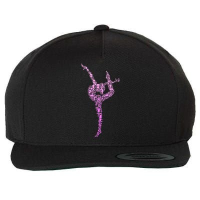 Gymnastics Gymnast Wool Snapback Cap