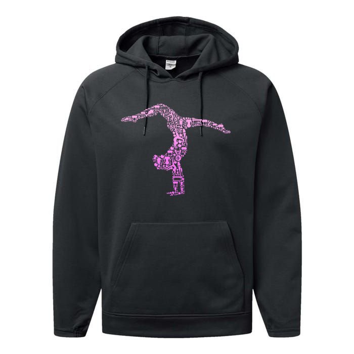 Gymnastics Gymnast Performance Fleece Hoodie