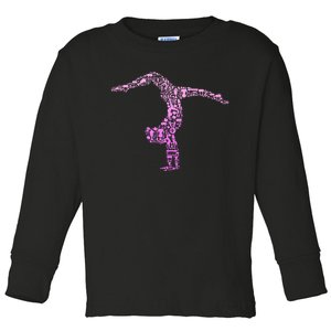 Gymnastics Gymnast Toddler Long Sleeve Shirt