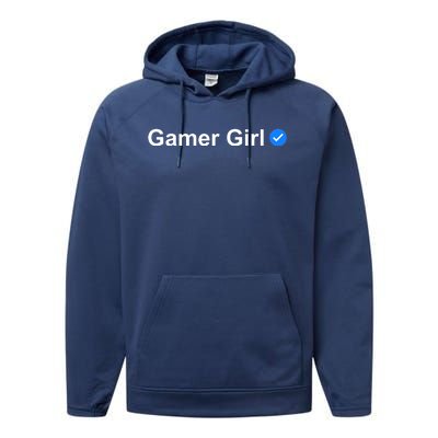 Gamer Girl Performance Fleece Hoodie