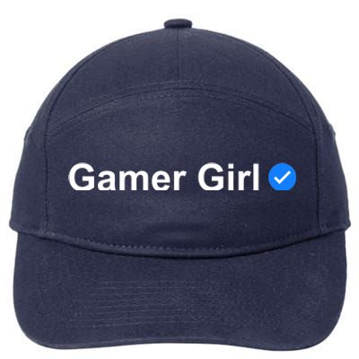 Gamer Girl 7-Panel Snapback Hat