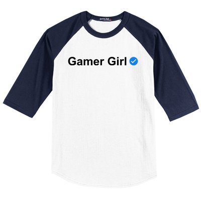 Gamer Girl Baseball Sleeve Shirt