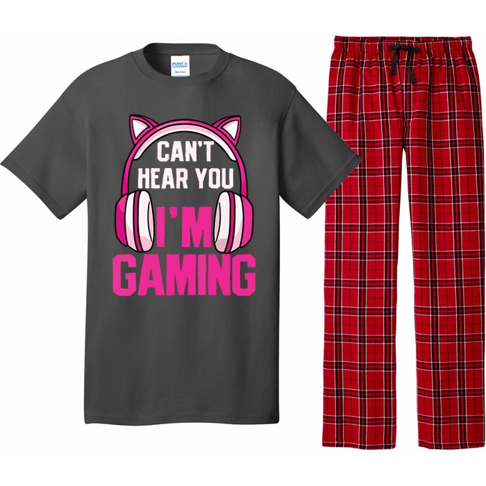 Gamer Girl Gaming I Cant Hear You Im Gaming Video Games Pajama Set