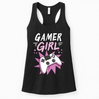Gamer Girl Gaming Streaming Video Games Gift Womens Tank Top