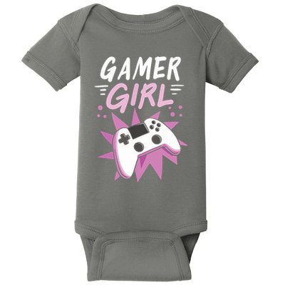 Gamer Girl Gaming Streaming Video Games Gift Baby Bodysuit