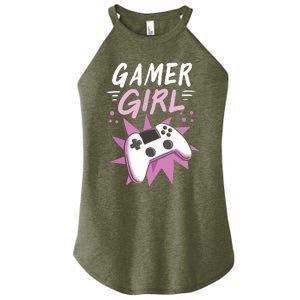 Gamer Girl Gaming Streaming Video Games Gift Women's Perfect Tri Rocker Tank