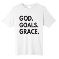 God Goals Grace, Christian Faith Lover Religious Christian Tall Fusion ChromaSoft Performance T-Shirt