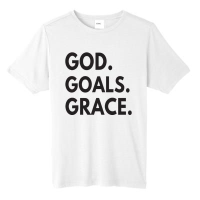 God Goals Grace, Christian Faith Lover Religious Christian Tall Fusion ChromaSoft Performance T-Shirt