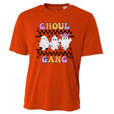 Groovy Ghoul Gang Cute Ghost Spooky Boo Crew Funny Halloween Cute Gift Cooling Performance Crew T-Shirt