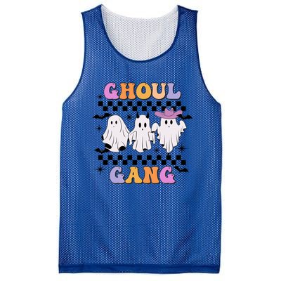 Groovy Ghoul Gang Cute Ghost Spooky Boo Crew Funny Halloween Cute Gift Mesh Reversible Basketball Jersey Tank