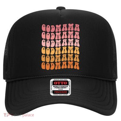 Groovy Godmother High Crown Mesh Back Trucker Hat