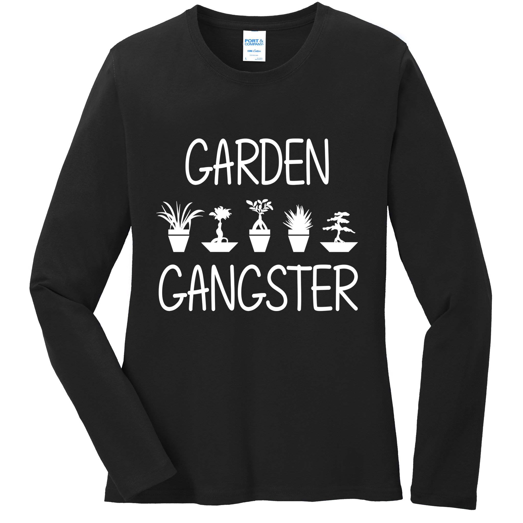 Garden Gangster Ladies Long Sleeve Shirt
