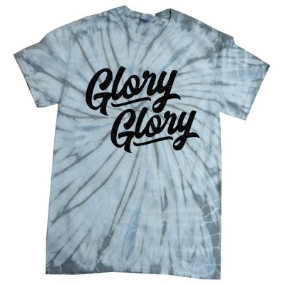 Glory Glory Georgia Rally Fight Song retro Tie-Dye T-Shirt