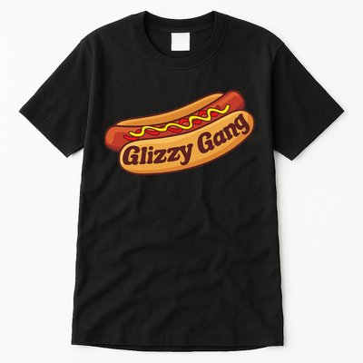 Glizzy Gang Gladiator Gobbler Funny Hot Dog Tall T-Shirt