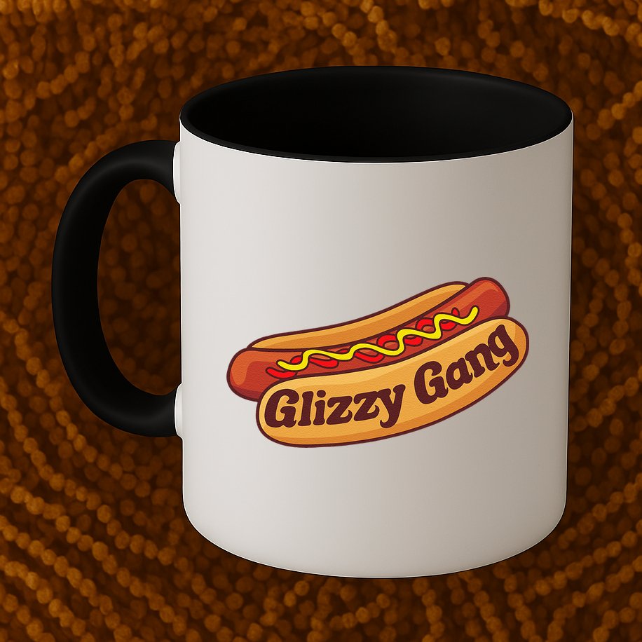 Glizzy Gang Gladiator Gobbler Funny Hot Dog Mug