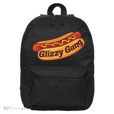 Glizzy Gang Gladiator Gobbler Funny Hot Dog 16 in Basic Backpack