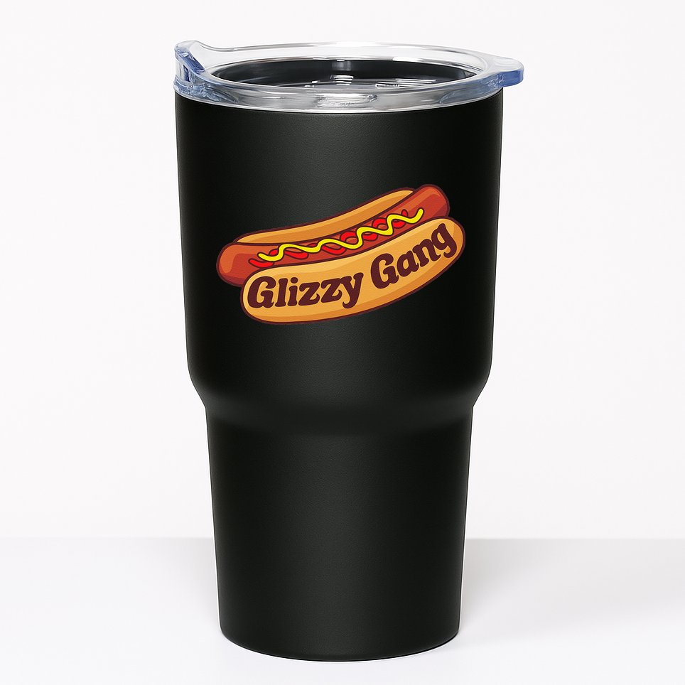 Glizzy Gang Gladiator Gobbler Funny Hot Dog Tumbler