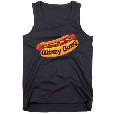 Glizzy Gang Gladiator Gobbler Funny Hot Dog Tank Top