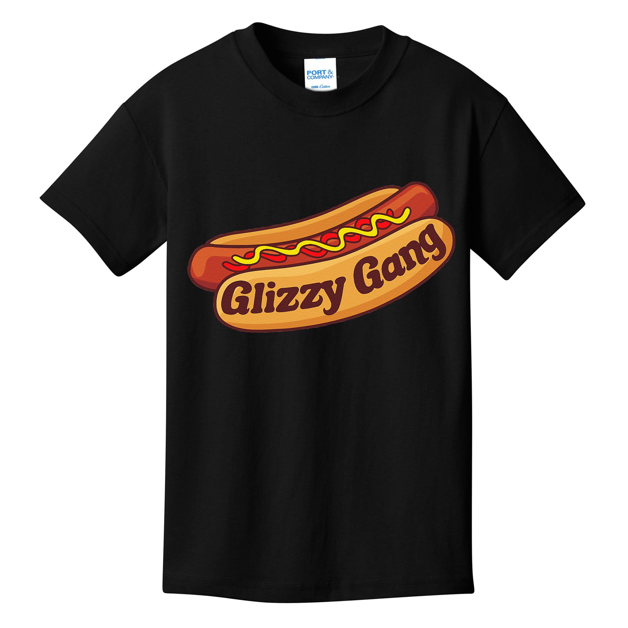 Glizzy Gang Gladiator Gobbler Funny Hot Dog Kids T-Shirt