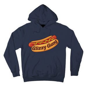 Glizzy Gang Gladiator Gobbler Funny Hot Dog Tall Hoodie