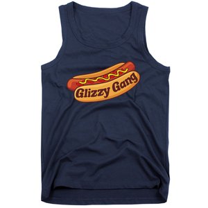 Glizzy Gang Gladiator Gobbler Funny Hot Dog Tank Top