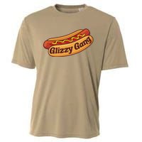 Glizzy Gang Gladiator Gobbler Funny Hot Dog Cooling Performance Crew T-Shirt