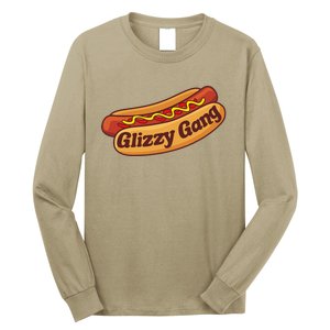 Glizzy Gang Gladiator Gobbler Funny Hot Dog Long Sleeve Shirt