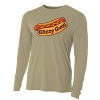 Glizzy Gang Gladiator Gobbler Funny Hot Dog Cooling Performance Long Sleeve Crew