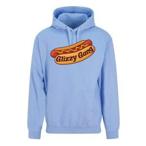 Glizzy Gang Gladiator Gobbler Funny Hot Dog Unisex Surf Hoodie