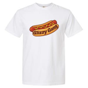 Glizzy Gang Gladiator Gobbler Funny Hot Dog Garment-Dyed Heavyweight T-Shirt